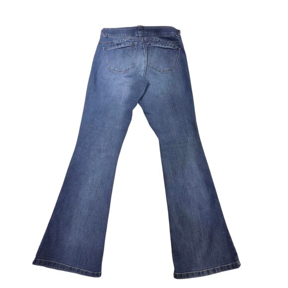 Democracy Jeans Size 8 Ab Technology Medium Rise Booty Lift Bootcut Distressed - Picture 6 of 13